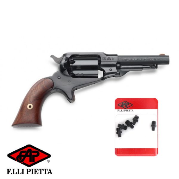 Pietta 1863 Remington Pocket Steel revolver Nimród-Derringer