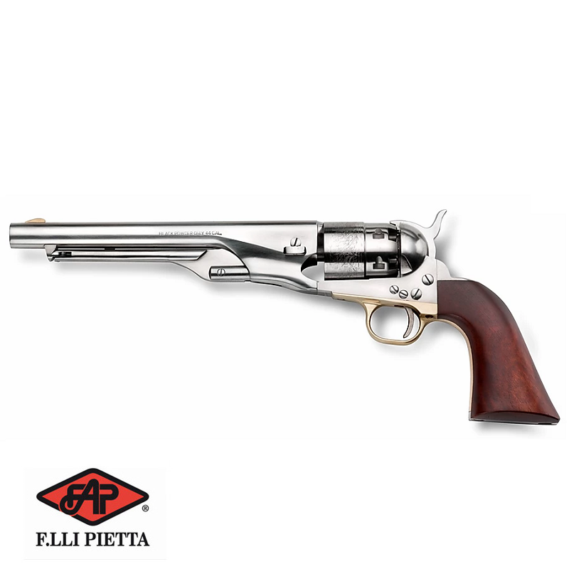 Pietta 1860 Colt Army Old Silver revolver Nimród-Derringer Fegyverszaküzlet