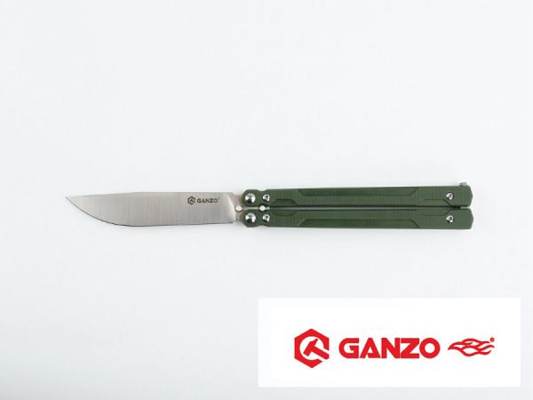 Ganzo G766 zöld pillangókés - Image 3