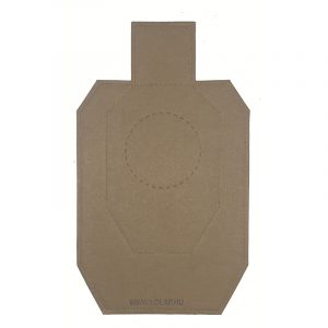 Lőlap IDPA 1/3