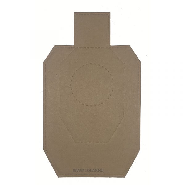 Lőlap IDPA 1/3