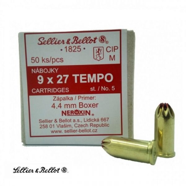 S&B 9x27 PIROS marhakábító töltény