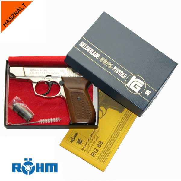 Röhm RG88 Nickel használt gázpisztoly - Image 3