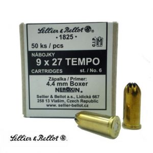 S&B 9x27/ 50db FEKETE marhakábító töltény