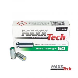 MAXXTech 9mm PAK (50db) riasztó töltény