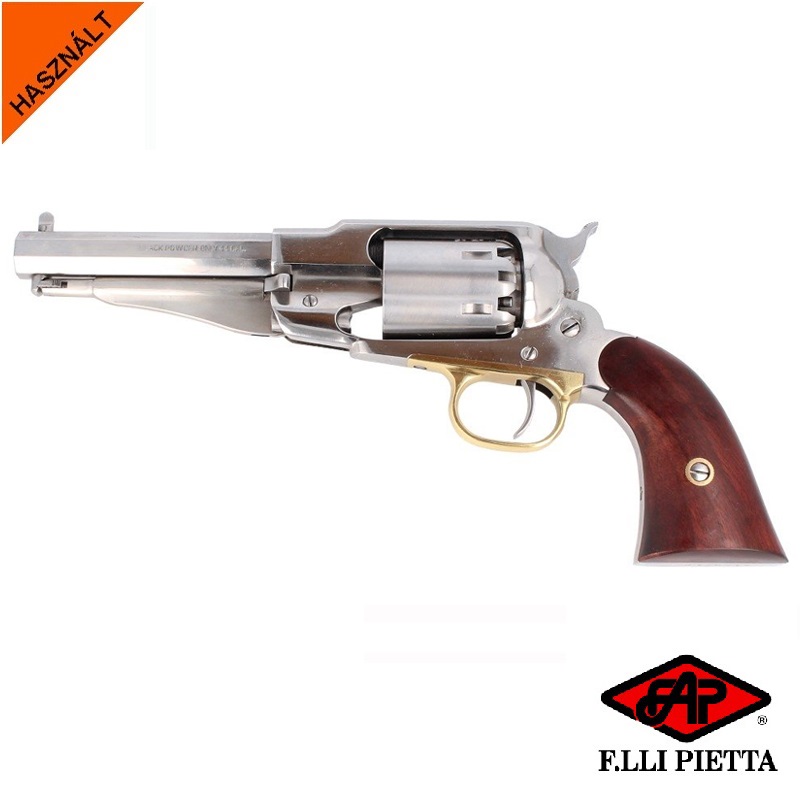 Pietta 1858 Remington New Model Army Stainless Steel Sheriff .44 használt revolver